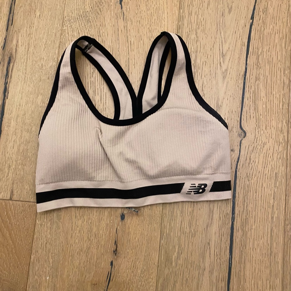 New Balance Beige Sports Bra